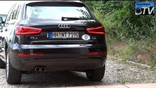 Audi Q3 20TDi 177hp  Start Up Sound 1080p FULL HD [upl. by Yllime]