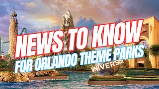 News To Know From Universal SeaWorld and More  Rix Weekly Wrapup [upl. by Khan]