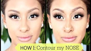 How I Contour my NOSE [upl. by Ahseetal]