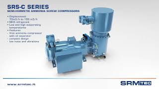 SRSC Series  Semihermetic Screw Compressor with centrifugal oil separator and coalescing filter [upl. by Hyacinthia]