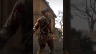 John Marston Death red dead redemption 1 shorts recommended rdr2 [upl. by Atinat454]