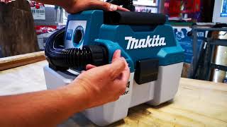 Makita 18V Cordless Aspiradora Sopladora Sin CARBONES DVC750LZ [upl. by Tnerb]