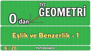 Eşlik ve Benzerlik 1  0 Dan TYT Geometri Kampı  620  Geometri [upl. by Britte]