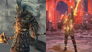 Nameless King No Hits Elden Ring Bosses DLC Included Cosplay Run [upl. by Luoar726]