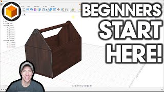 Getting Started with Fusion 360 Part 1  BEGINNERS START HERE [upl. by Mutz]