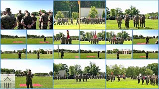 US Marine Corps Change of Command Ceremony at Quantico Virginia [upl. by Liebowitz202]