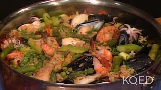 Paella Recipe  Jacques Pépin Todays Gourmet  KQED [upl. by Nuahsar562]