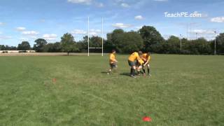 Rugby Drill  Box Lineout Drill [upl. by Oneida]