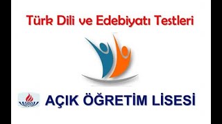 541 Türk Dili ve Edebiyatı 1 20192020 2 Dönem Soru Çözümleri [upl. by Siahc]