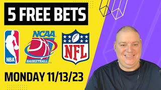 Monday 5 Free Betting Picks amp Predictions  111323 l Picks amp Parlays [upl. by Birch]