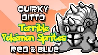 Quirky Ditto  Terrible Pokémon Sprites  Red amp Blue [upl. by Ahsyad]