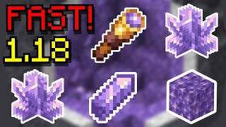 How To Find Amethyst FAST In Minecraft 118 [upl. by Lorain732]