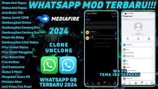 WhatsApp GB Terbaru 2024  WA MOD Anti Blokir Terbaru 2024 100 Bisa Login Nomor Lama🔥 [upl. by Deacon]