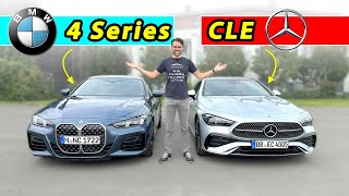 Mercedes CLE vs BMW 4 Series comparison REVIEW  who builds the best Coupé [upl. by Nommad]