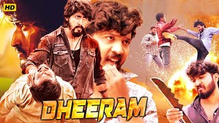 Dheeram Blockbuster Hindi Dubbed Full Action Movies  Ajith Mani Chaitra  South Love Story Movie [upl. by Noorah]