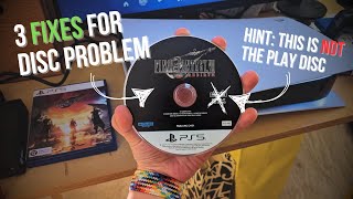 3 Fixes for Final Fantasy 7 Rebirth Data Disc Issue FF7R2 Unreadable Disc  PS5 disc edition R3 [upl. by Aser]