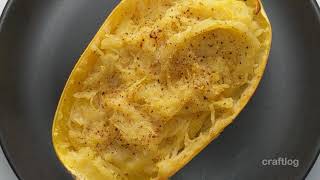 Vegan Spaghetti Squash Alfredo [upl. by Rakabuba20]