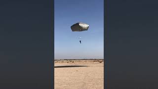 Army Reserve Airborne Parachute Jump hard landing [upl. by Hurd]