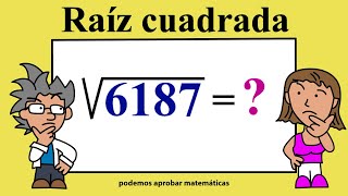 Cómo sacar la raíz cuadrada de 3 cifras [upl. by Dinesh]