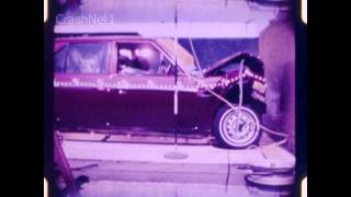 Dodge Omni  1978  Frontal Crash Test  NHTSA [upl. by Durwin]