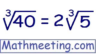 Simplifying cube roots  Perfect cubes and harder examples [upl. by Oigufer]