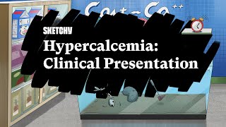 Hypercalcemia Lesson Clinical Presentation Part 1  Sketchy Medical  USMLE Step 2 CK [upl. by Procora]