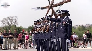 US Air Force Honor Guard AWESOME Performance [upl. by Anerec]