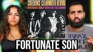 We react to Creedence Clearwater Revival  Fortunate Son Official Music Video [upl. by Marcelo]