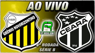 NOVORIZONTINO X CEARÁ AO VIVO Campeonato Brasileiro  Narração [upl. by Terrab]