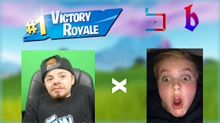 INSANE FORTNITE SQUAD GAME WITH Bastrin CRAZY DUB [upl. by Gena990]