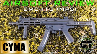 Airsoft Review 103 Cyma CM041G MP5 AEG GUNS AND TARGETS FR [upl. by Querida404]