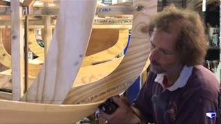 Fitting planks on a clinker vessel small boats  Part 1 [upl. by Jago140]