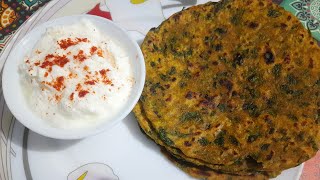 मेथी के पराठे कैसे बनते हैं  Methi ke parathe kaise bante hai  Methi thepla recipe Methi paratha [upl. by Aisena]