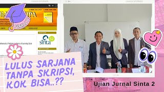 LULUS SARJANA TANPA SKRIPSI KOK BISA 🤔 [upl. by Asilad]