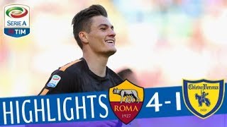 Roma  Chievo 41  Highlights  Giornata 35  Serie A TIM 201718 [upl. by Ranchod132]