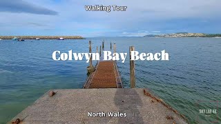 Walking Tour of Colwyn Bay Beach Wales Stunning Coastal Views [upl. by Willow]