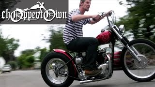 Awesome Triumph Bobber  What a Sound motorcycle movie [upl. by Cychosz]