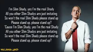 Eminem  The Real Slim Shady Lyrics [upl. by Nuj464]