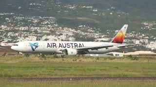 Air Austral flight REU 974Roland Garros Airport FMEE [upl. by Grigson187]