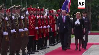 Erdogan arrives for two day visit to Croatia [upl. by Livingston]