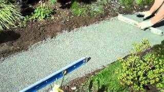 How to build a flagstone walkway part I [upl. by Lednyk822]