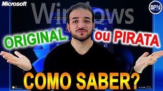 COMO SABER se sua LICENÇA do Windows é ORIGINAL ou vai EXPIRAR [upl. by Janna562]