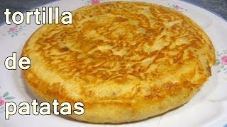 TORTILLA DE PATATAS JUGOSA  recetas de cocina faciles rapidas y economicas de hacer [upl. by Chancelor363]