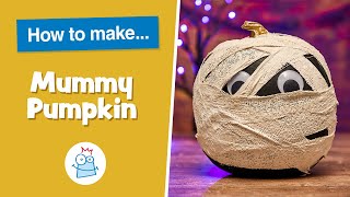 How To Make A Mummy Pumpkin  Baker Ross [upl. by Amadus49]