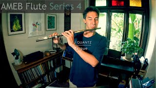 ▶️ J J QUANTZ  Gigue from Caprices and other exercises for the flute AMEB Grade 5 List A [upl. by Vincenta]