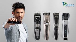 Syska Personal Care Presents the Ultra Trim Range of Beard Trimmers Starring Sushant Singh Rajput [upl. by Cardew]