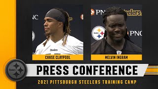 Steelers Press Conference July 24 Chase Claypool Melvin Ingram  Pittsburgh Steelers [upl. by Najar]