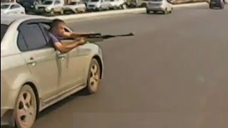 Armed and extremely dangerous Russian drivers  Road Rage In Russia [upl. by Docilu753]