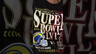 Who won that Super Bowl2022 Super Bowl NFL Apparel t shirt [upl. by Lagiba350]