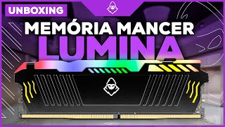 UNBOXING MEMORIA MANCER LUMINA RGB [upl. by Isborne]